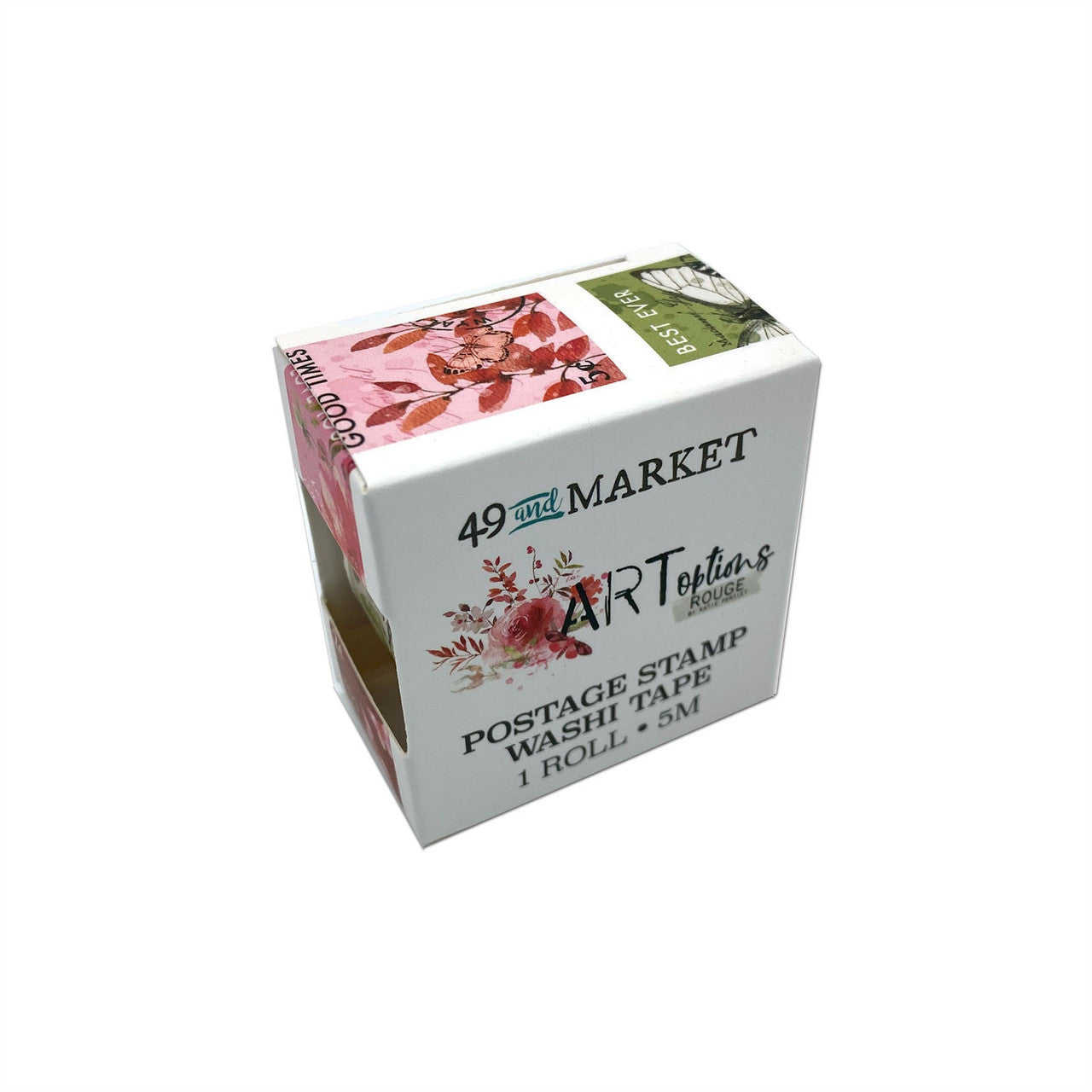 49 and Market ARToptions Rouge Postage Stamp Washi Tape